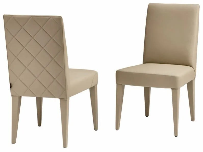 Sedia Sofia in pelle di Daytona Home