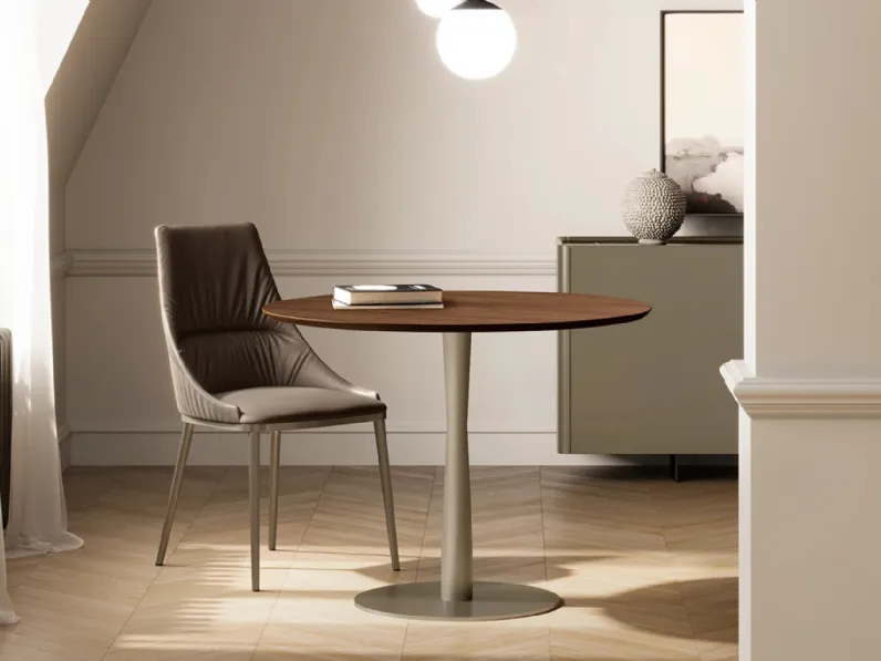 Sedia in pelle Sofia Elite di Eforma