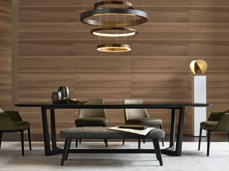 Sedia Sophie in pelle di Poliform