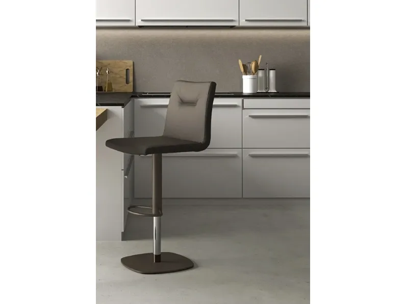 Sgabello in ecopelle Sound di Easyline