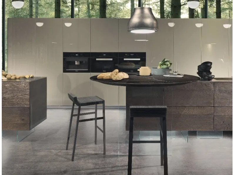 Sgabello di design in feltro Steps di Lago