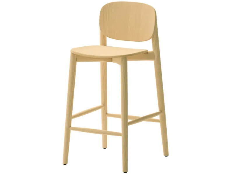Sgabello Suomi in frassino di Veneta Cucine
