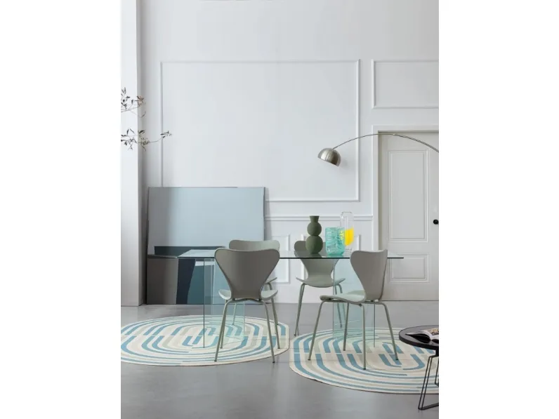 Sedia in plastica e acciaio Tessa di Bizzotto