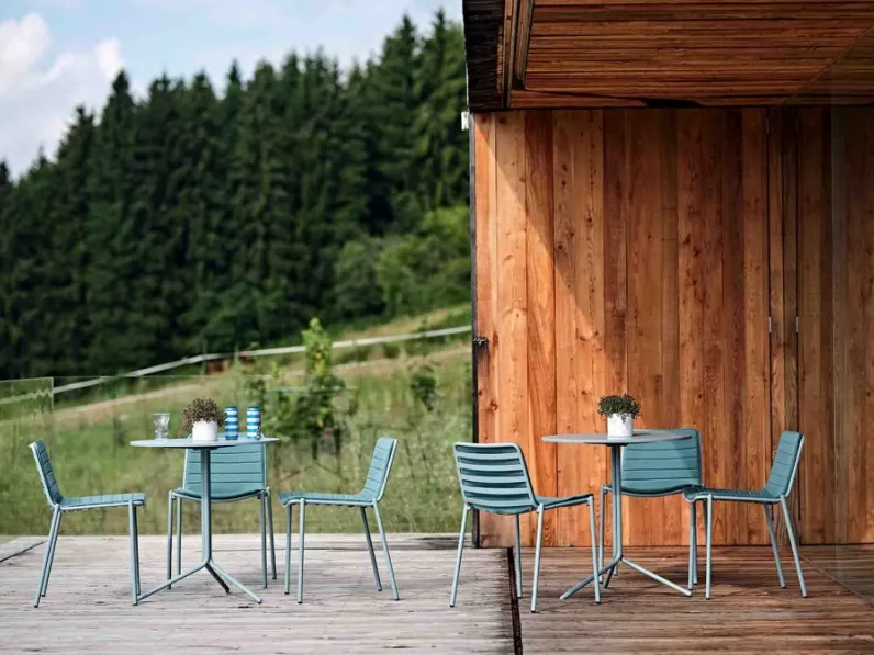 Sedia impilabile Trampoliere OUT S M di Midj