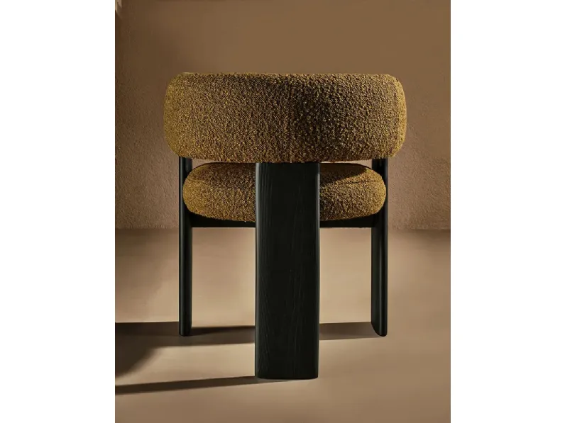 Sedia Trine Armchair in tessuto imbottito di Nature Design