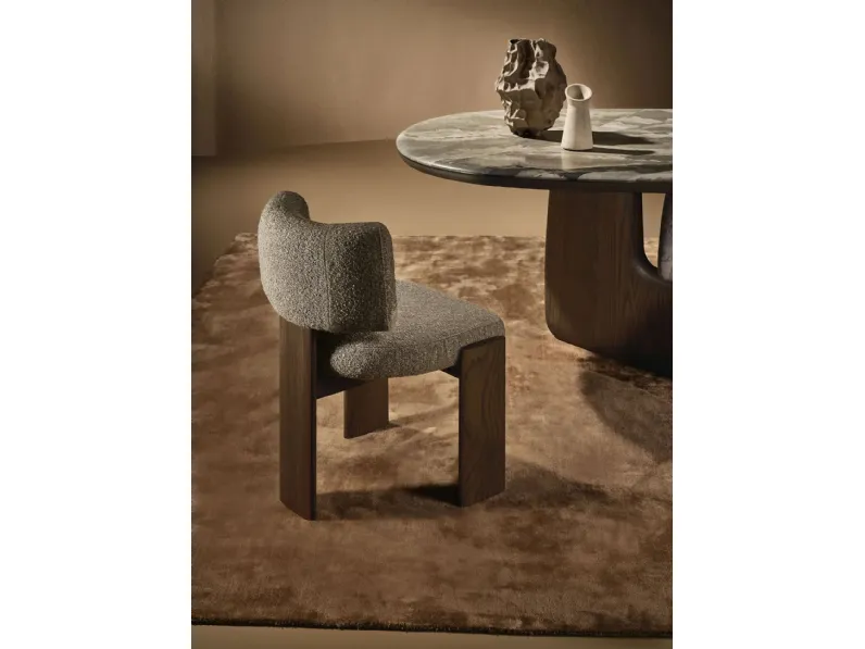 Sedia Trine in tessuto imbottito di Nature Design