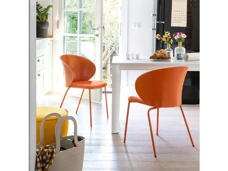 Sedia in polipropilene Tuka PL di Connubia