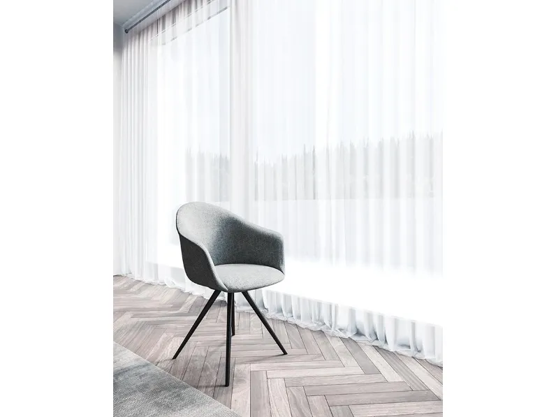 Sedia Tuli in tessuto di Imperial Line