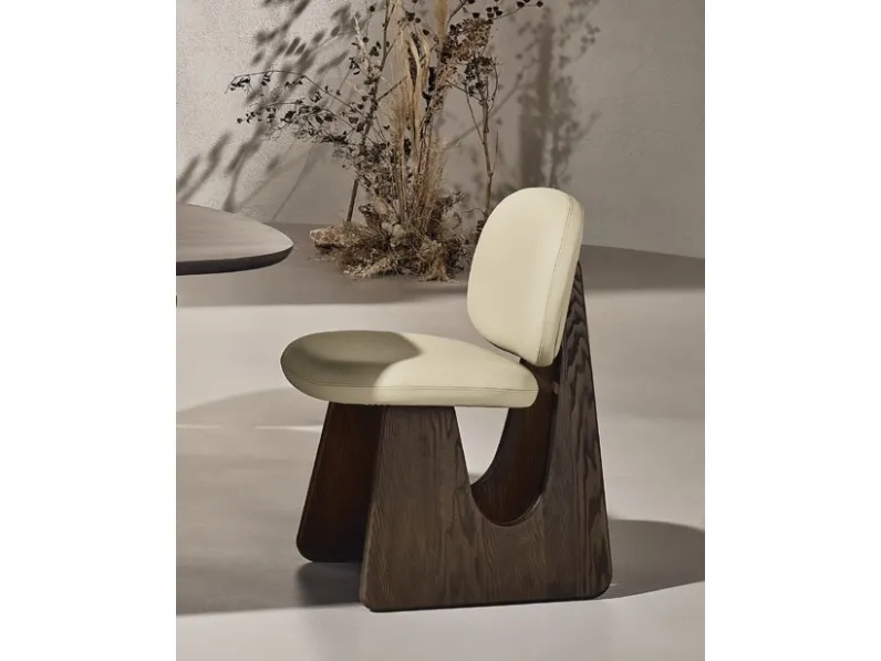 Sedia Twig in pelle di Nature Design