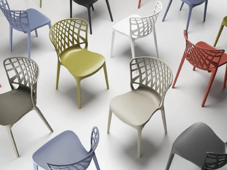 Sedia impilabile Urban Style SD91 in polipropilene di Imba Srl