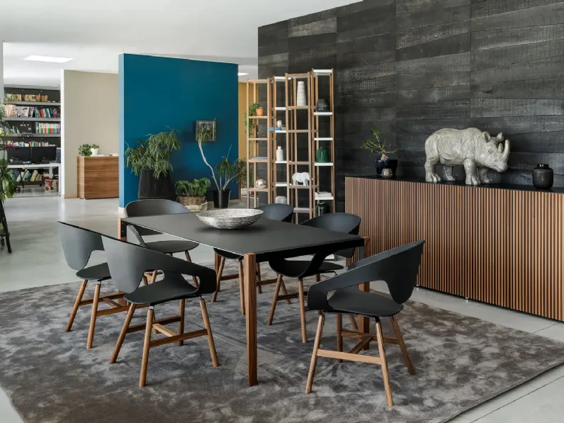 Sedia Vad Wood Polipropilene di Horm