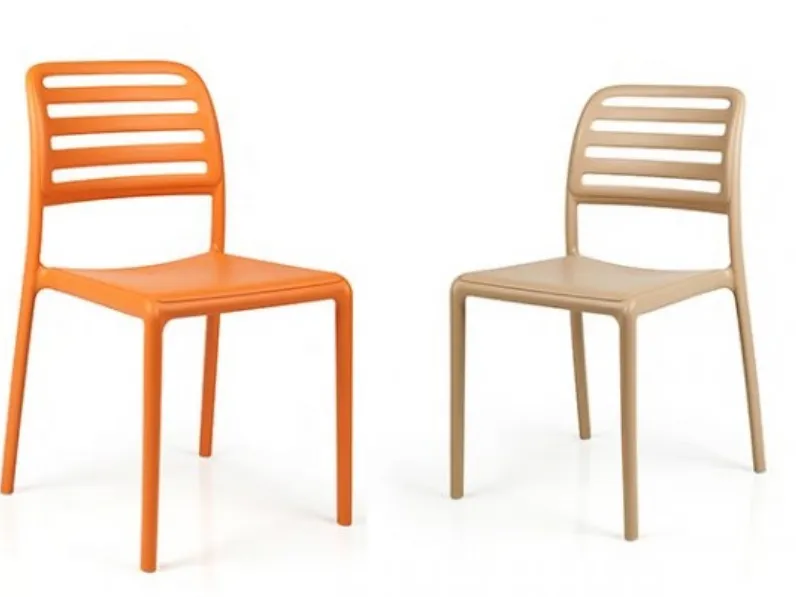 Sedia moderna in polipropilene disponibile in diverse colorazioni Vamp di Aeffe