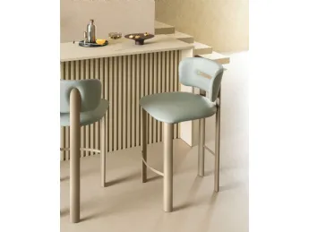 Sgabello Velvet di Riflessi