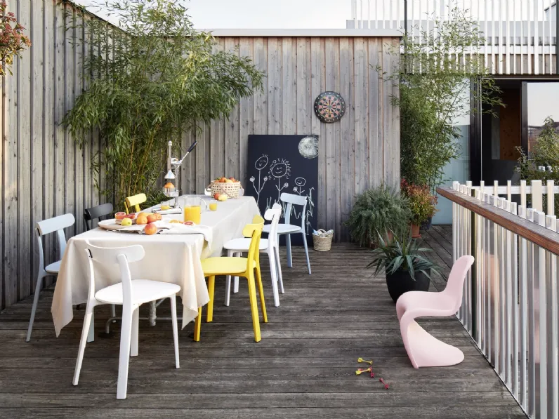 Sedia in polipropilene APC di Vitra