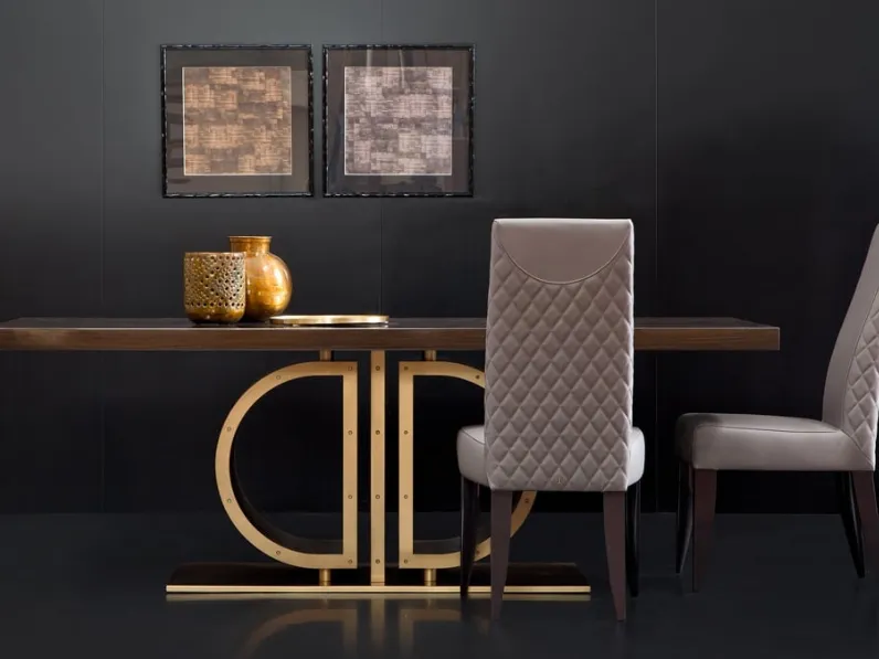 Sedia Vivien in pelle di Daytona Home