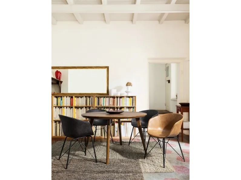 Sedia in ecopelle Warhol di Bizzotto