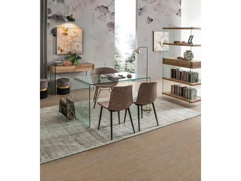 Sedia in ecopelle Warhol di Bizzotto