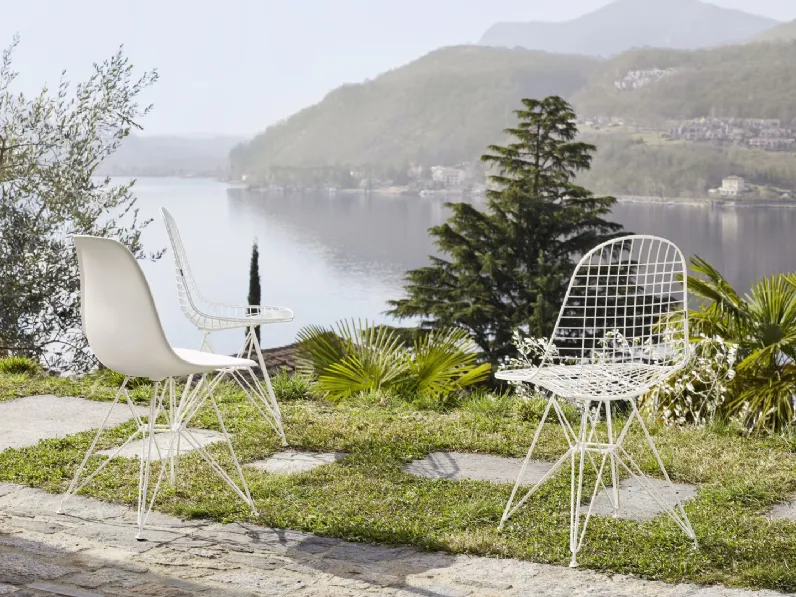 Sedia Wire Chair in metallo di Vitra
