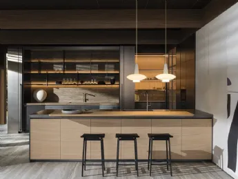 Sgabello Woody by Molteni & C: legno, eleganza senza tempo.