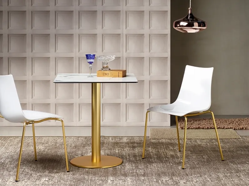 Sedia Zebra Antishock in policarbonato e acciaio di Scab Design