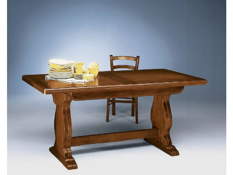 Tavolo in legno allungabile 740-B di Zanini