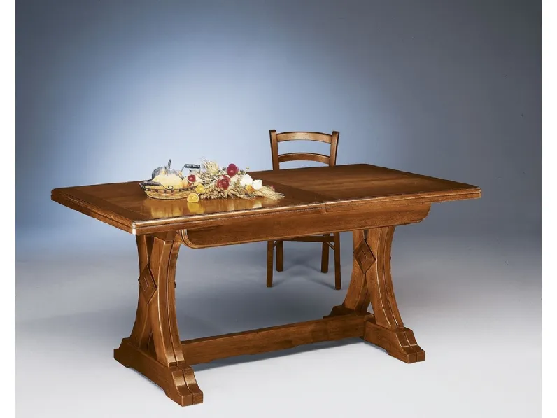 Tavolo classico rettangolare allungabile 744-B di Zanini