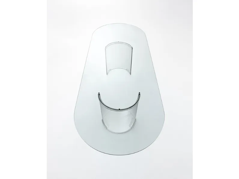 Tavolo Adam in cristallo di Gallotti&Radice