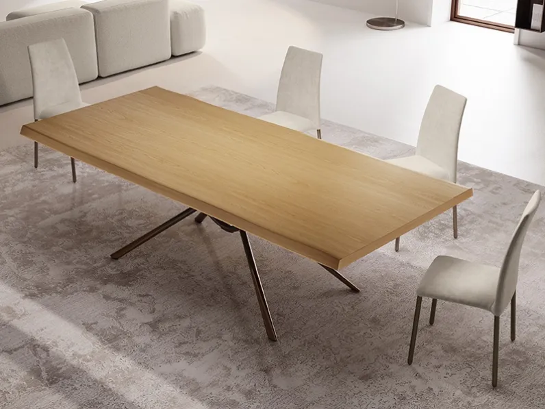 Tavolo rettangolare in legno Air di Ingenia