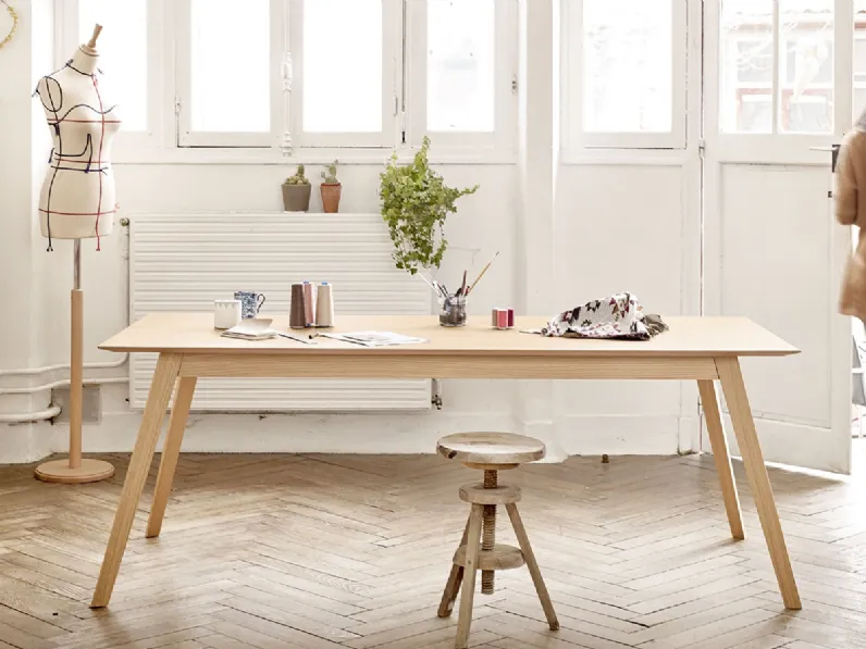 Tavolo Aise finitura legno Oak Allungabile di Treku