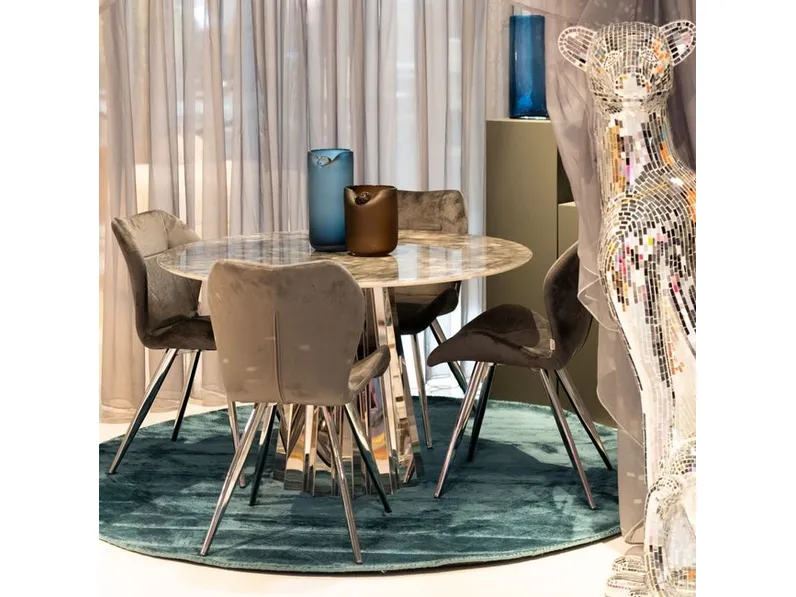 Tavolo rotondo Amora Stone di Kare Design