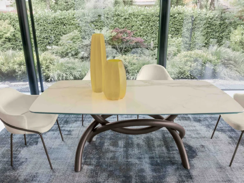 Tavolo allungabile Arco in ceramica di Compar Italia