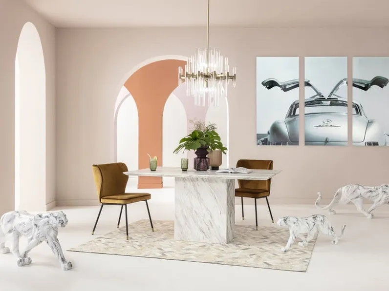 Tavolo Artistico Marble di Kare Design