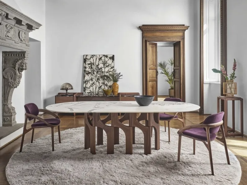 Tavolo Augusto in marmo di Porada