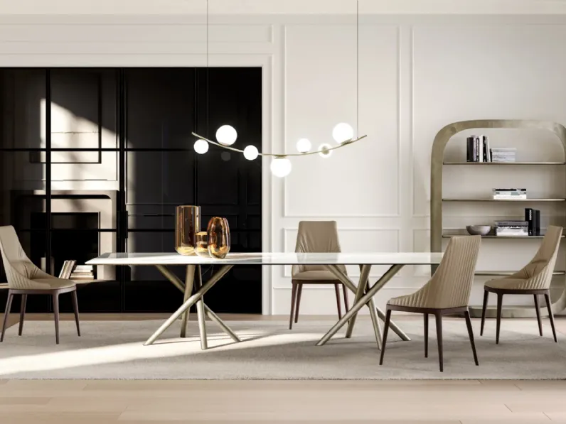 Tavolo Baly con top in ceramica di Eforma