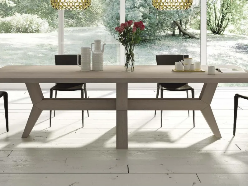 Tavolo in legno Biochic Fuoco di Domus Arte