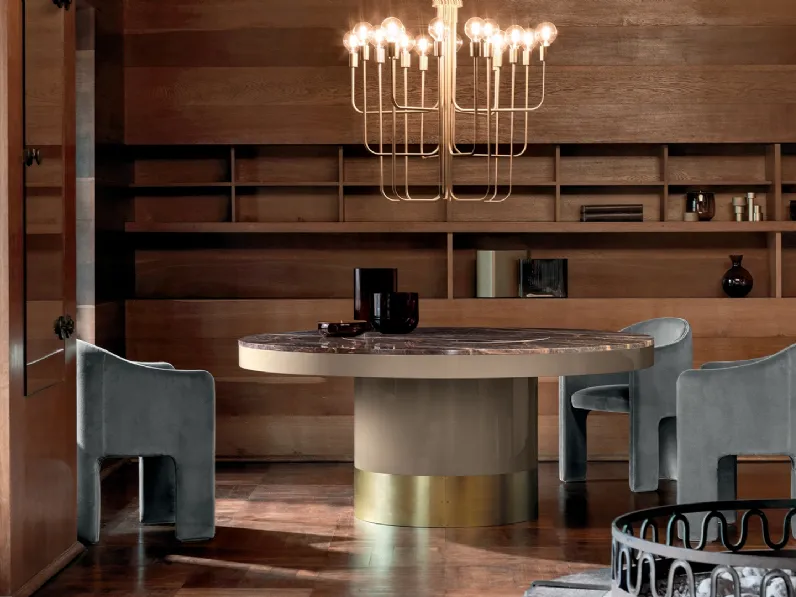 Tavolo Bramante con piano in marmo di Daytona Home