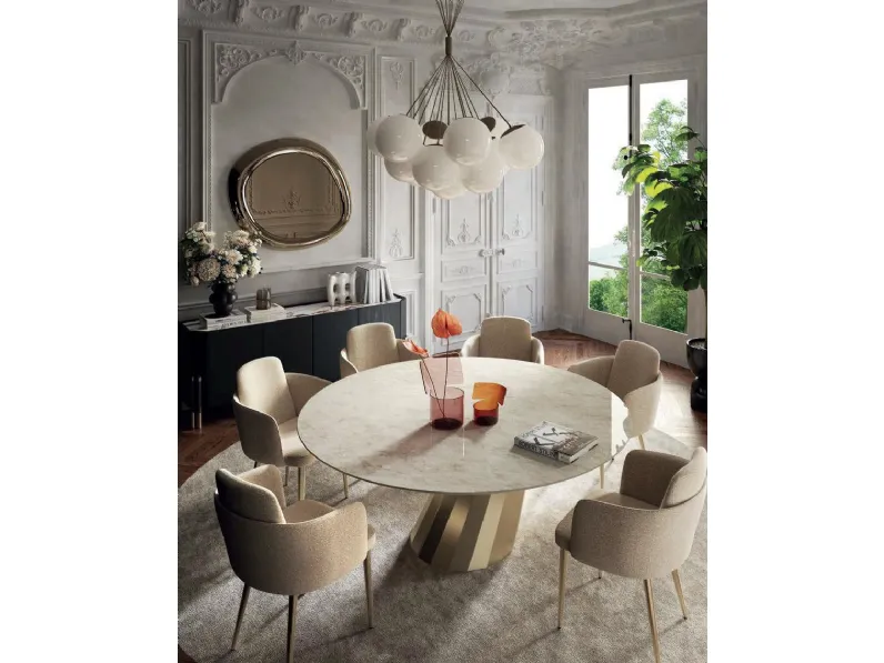 Tavolo Brera rotondo de Di Lazzaro