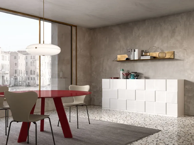 Tavolo rotondo Hi Deck di Capo d'Opera