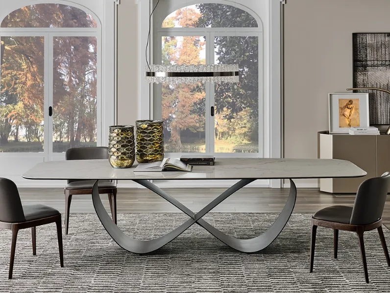 Tavolo Butterfly Keramik di Cattelan Italia