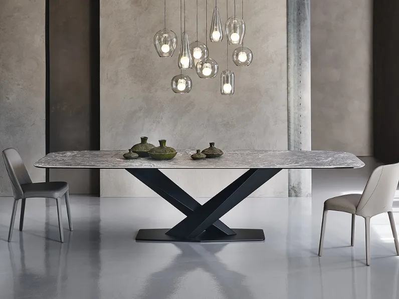 Tavolo Stratos Keramik di Cattelan Italia