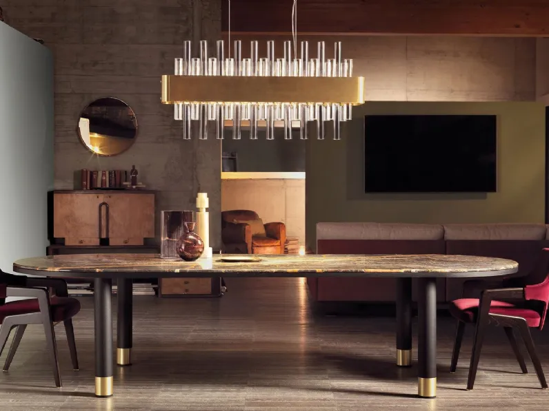 Tavolo Cigar con top in marmo di Daytona Home