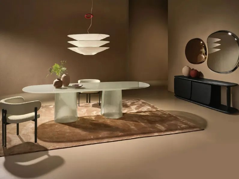 Tavolo in vetro Cinnamon di Nature Design