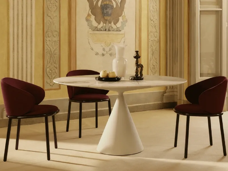 Tavolo Clay in marmo di Desalto