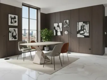 Il tavolo allungabile Clessy di Easyline offre praticità e design essenziale.