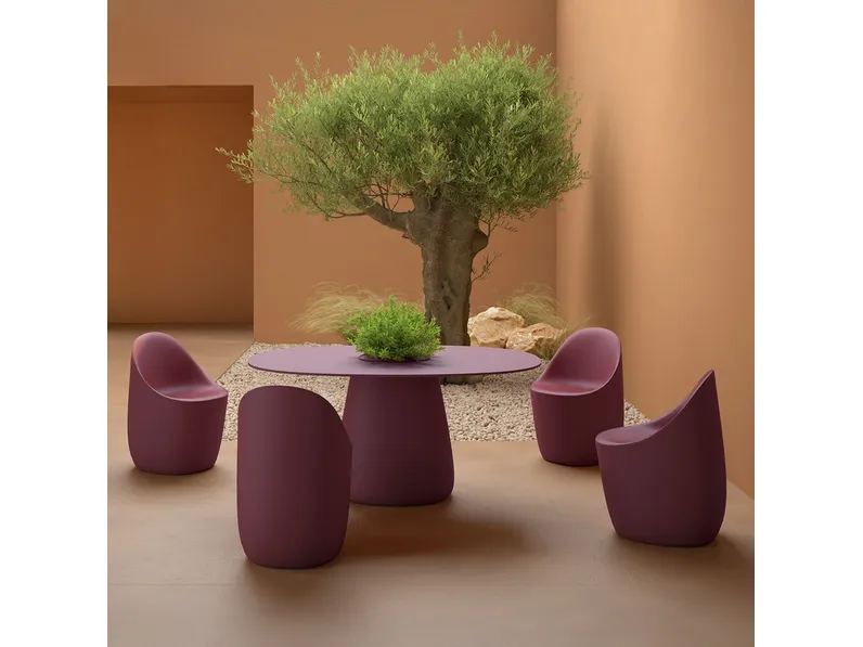 Tavolo Cobble Top HPL di Qeeboo