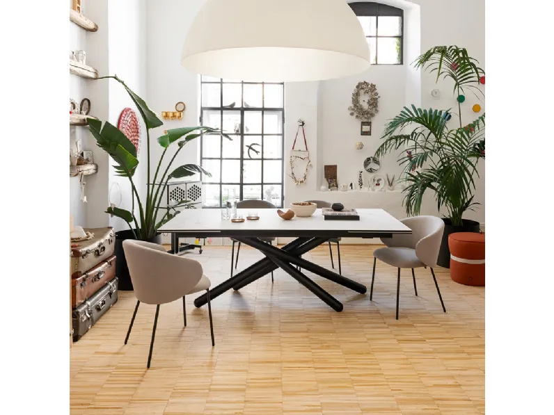 Tavolo allungabile Duel di Connubia