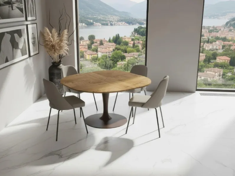Tavolo moderno allungabile Croissant di Easyline