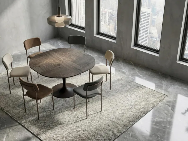 Tavolo moderno allungabile Croissant di Easyline