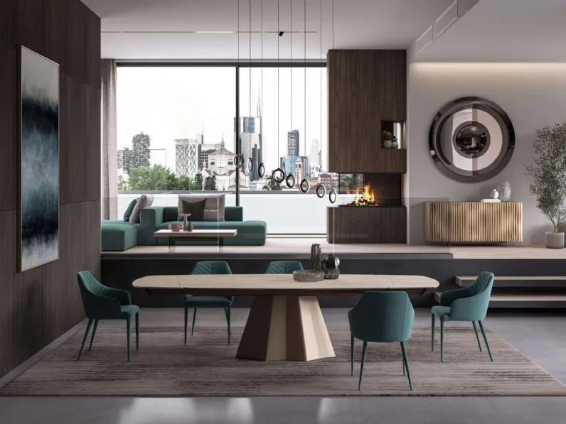 Tavolo allungabile Cupido di Ozzio