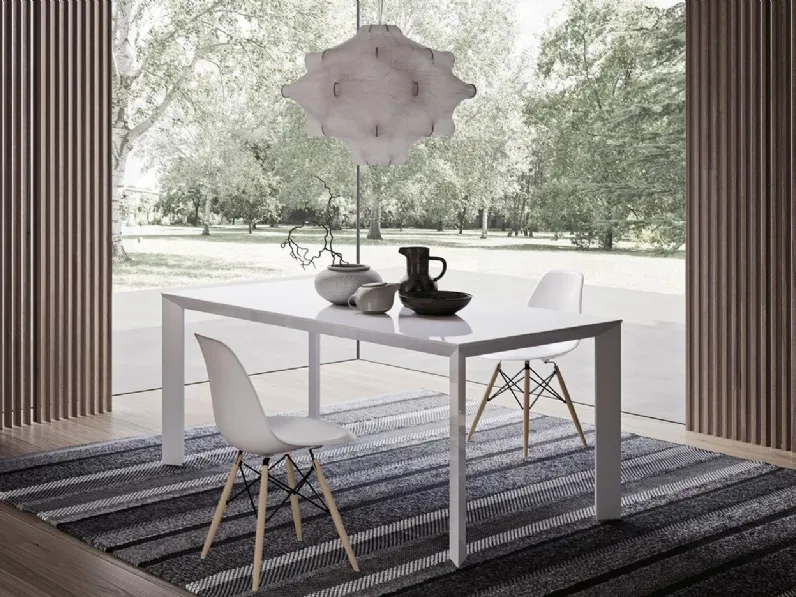 Tavolo Diamante Horizon in laccato lucido di Mobilgam